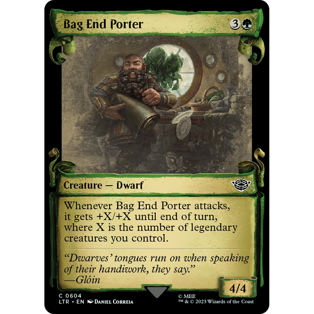 Bag End Porter (LTR-604) - The Lord of the Rings: Tales of Middle-earth: (Showcase) Foil