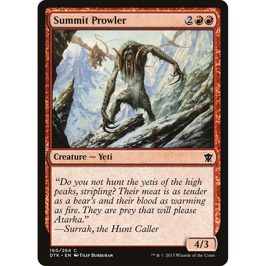 Summit Prowler (DTK-160) - Dragons of Tarkir