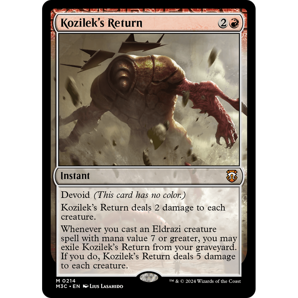 Kozilek's Return (M3C-214) - Modern Horizons 3 Commander: (devoid)