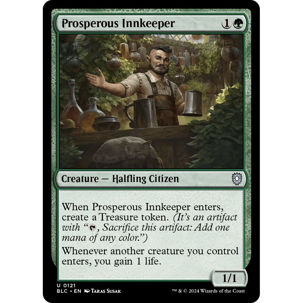 Prosperous Innkeeper (BLC-121) - Bloomburrow Commander