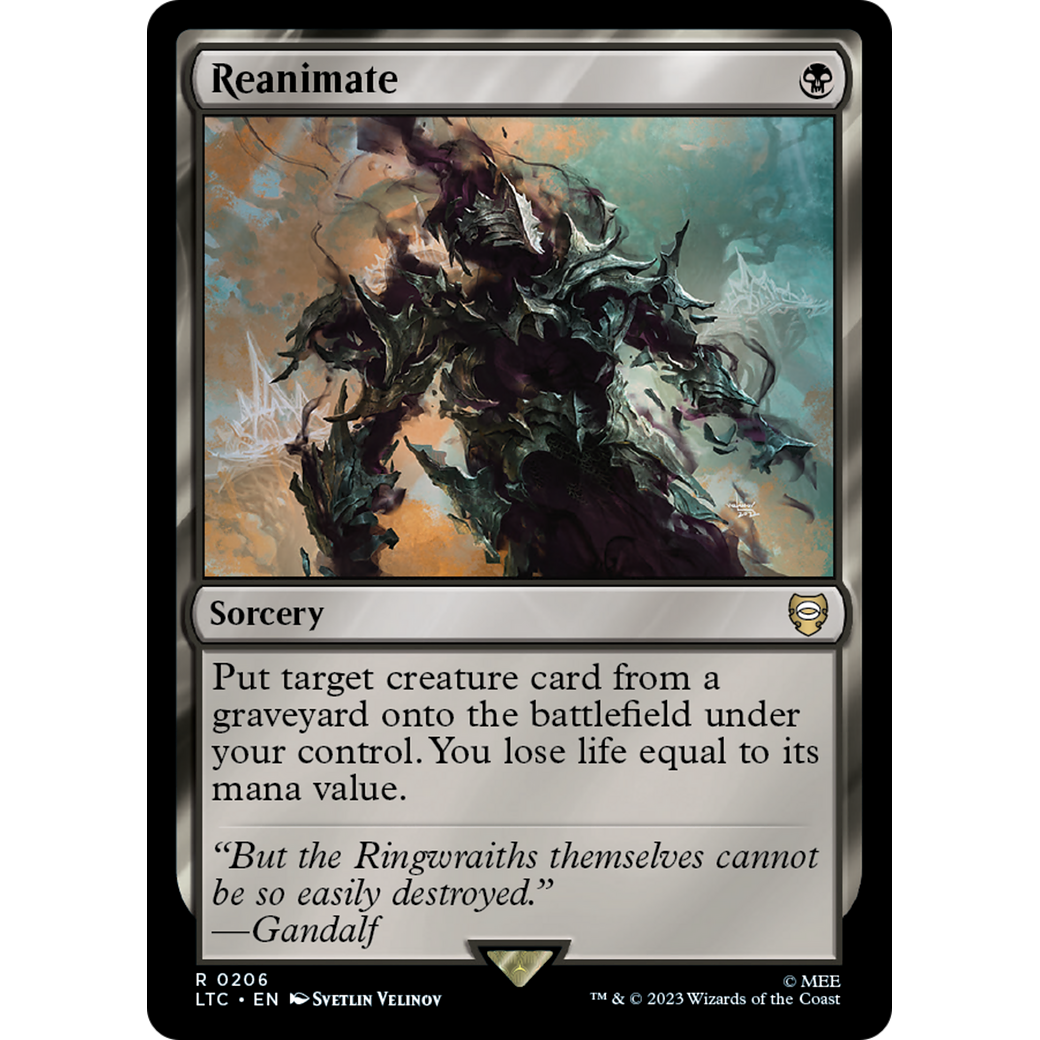 Reanimate (LTC-206) - Tales of Middle-earth Commander