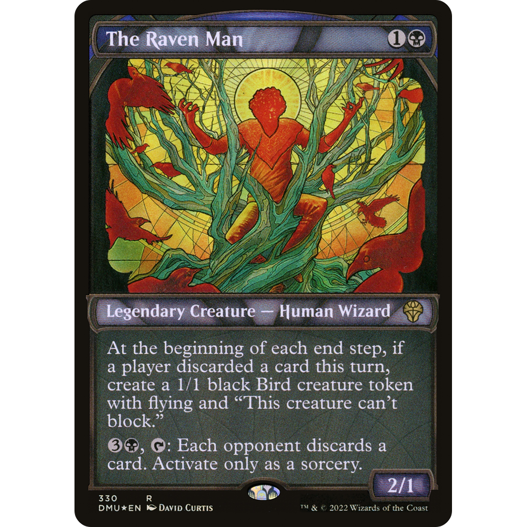 The Raven Man (Textured Foil) (DMU-330) - Dominaria United: (Showcase) Foil
