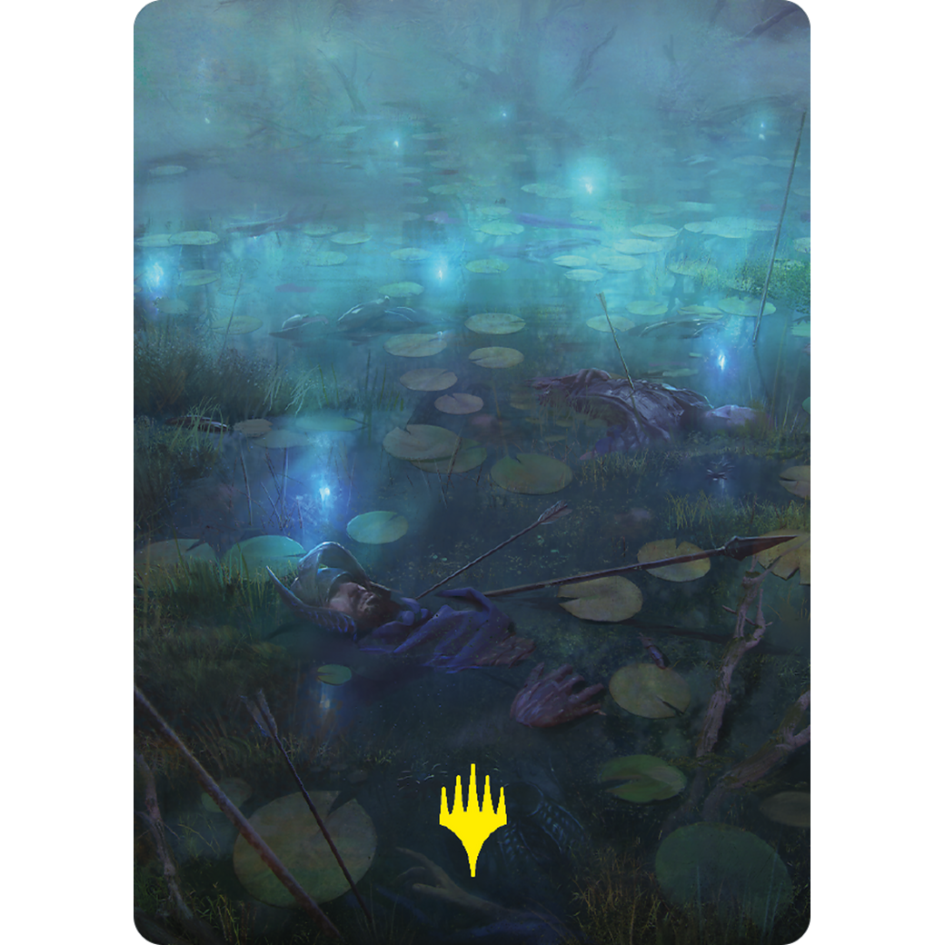 The Dead Marshes // The Dead Marshes (ALTR-079) - Tales of Middle-earth Art Series (Borderless) Foil