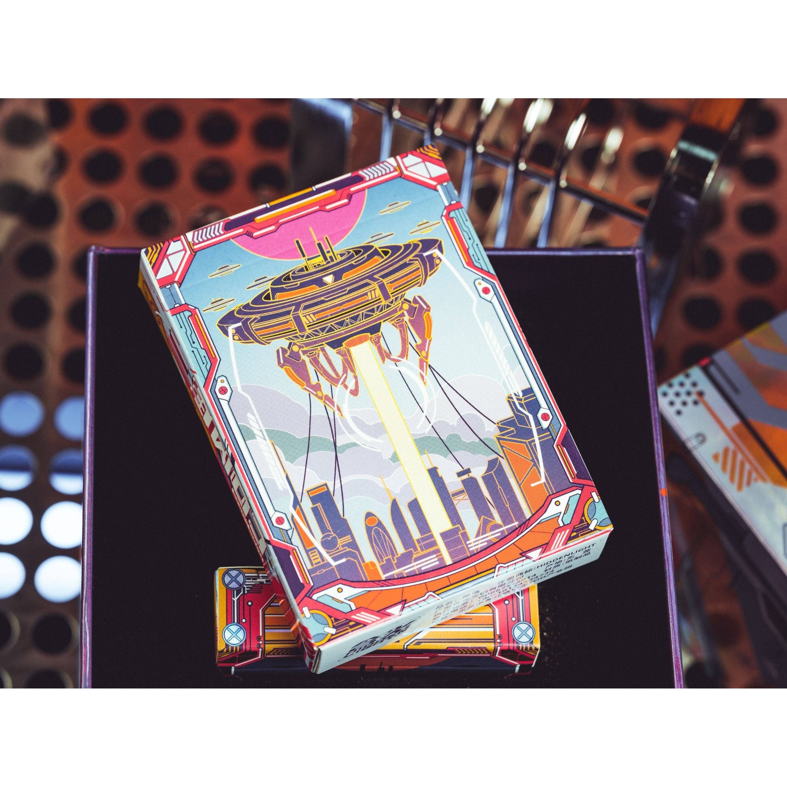The Flying Saucer Cyberpunk Playing Cards: Native-Standard Deck