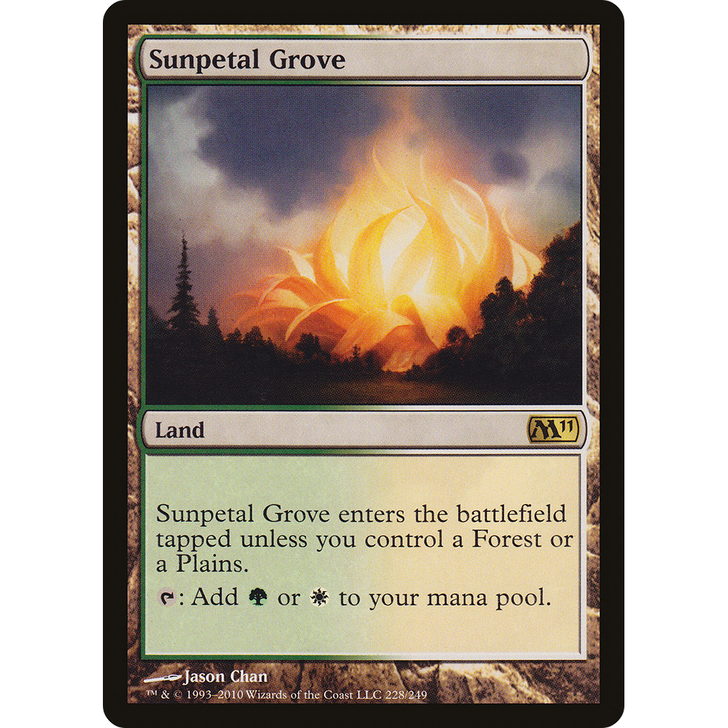 Sunpetal Grove (M11-228) - Magic 2011 Foil