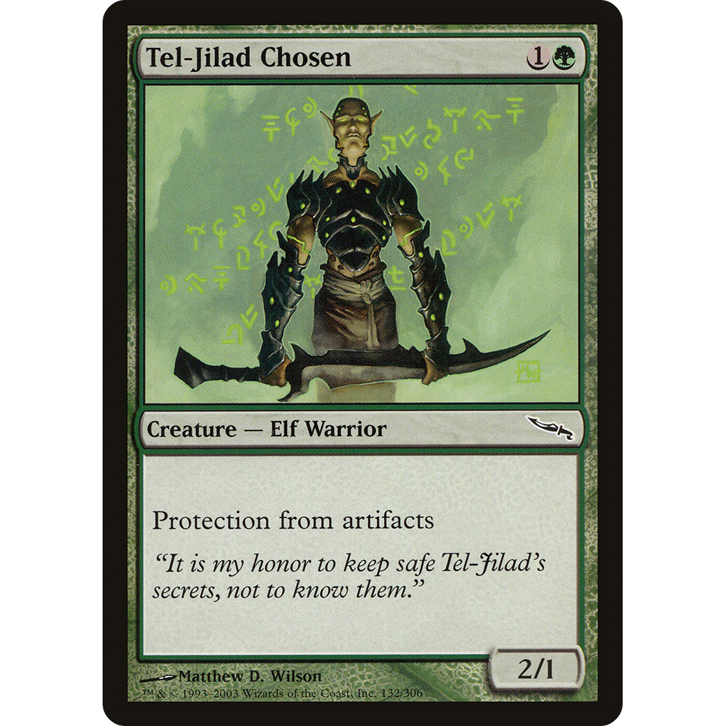 Tel-Jilad Chosen (MRD-132) - Mirrodin Foil
