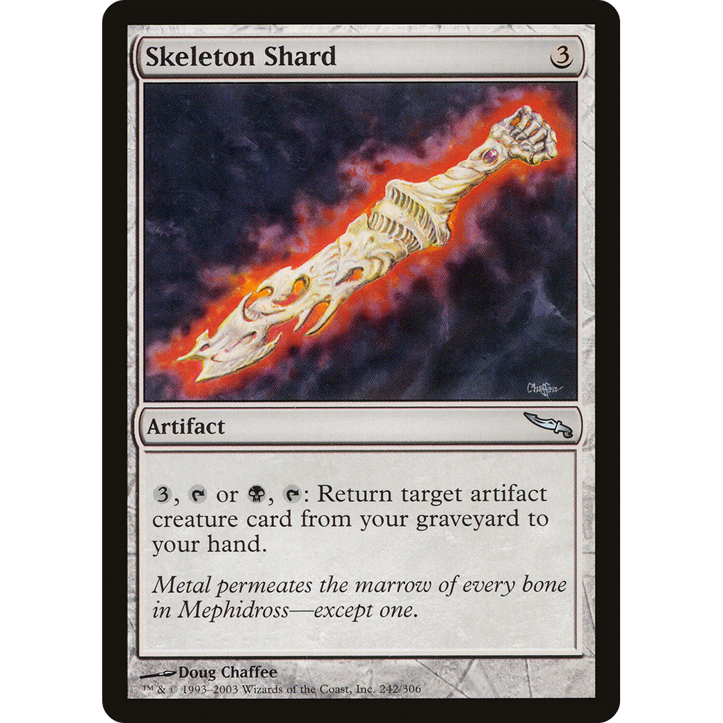 Skeleton Shard (MRD-242) - Mirrodin