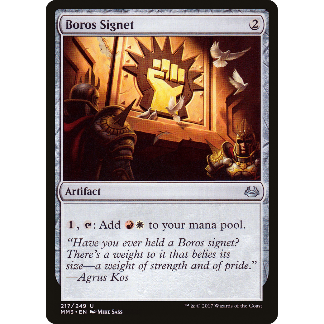 Boros Signet (MM3-217) - Modern Masters 2017