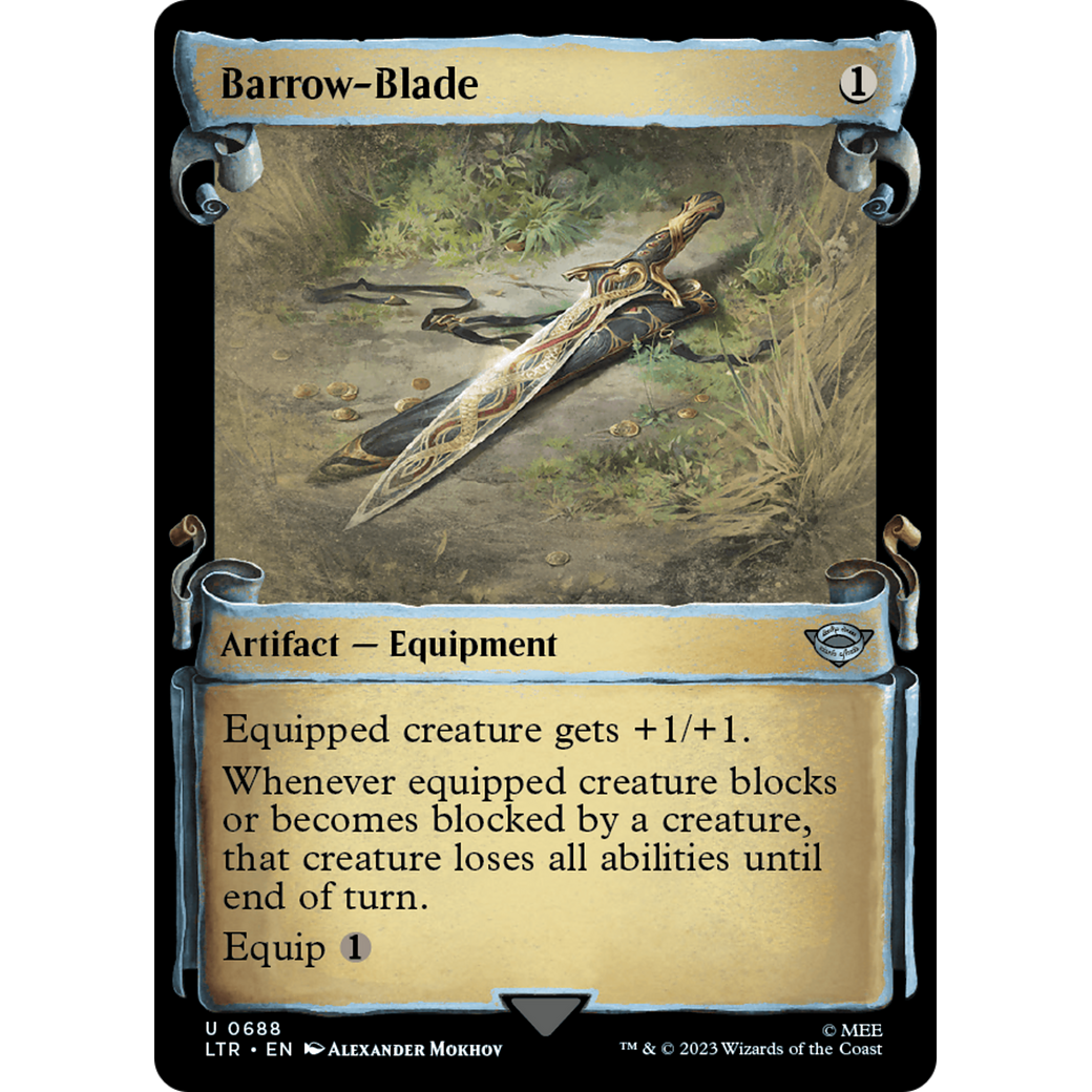 Barrow-Blade (LTR-688) - The Lord of the Rings: Tales of Middle-earth: (Showcase) Foil