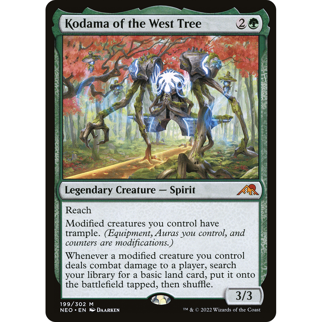 Kodama of the West Tree (NEO-199) - Kamigawa: Neon Dynasty Foil