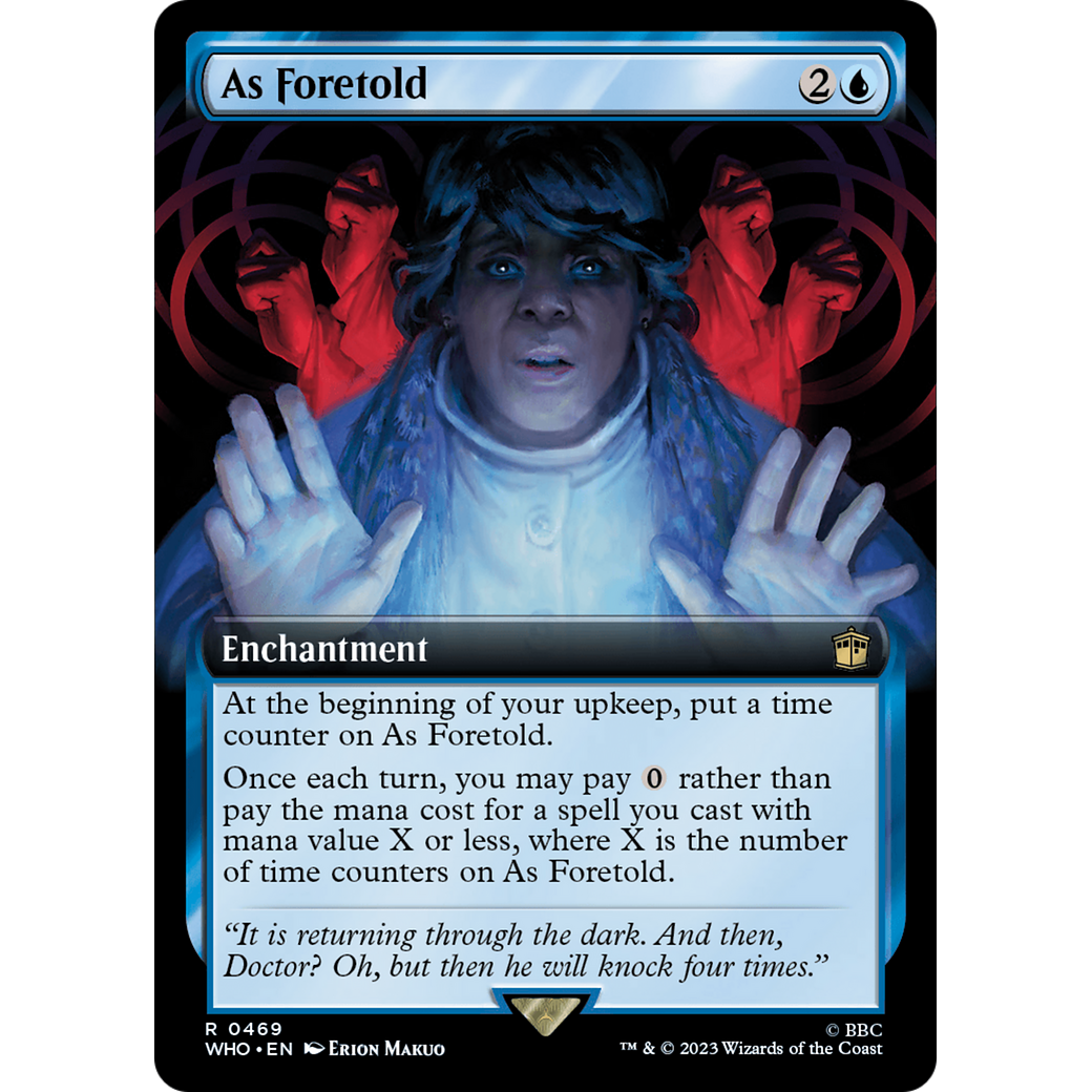 As Foretold (Extended Art) (WHO-469) - Doctor Who: (Extended Art) Foil