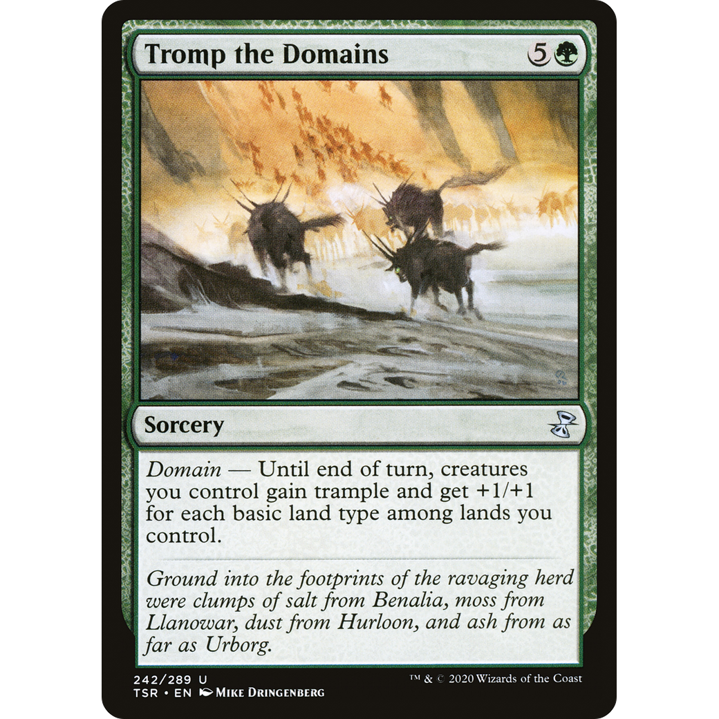 Tromp the Domains (TSR-242) - Time Spiral Remastered Foil