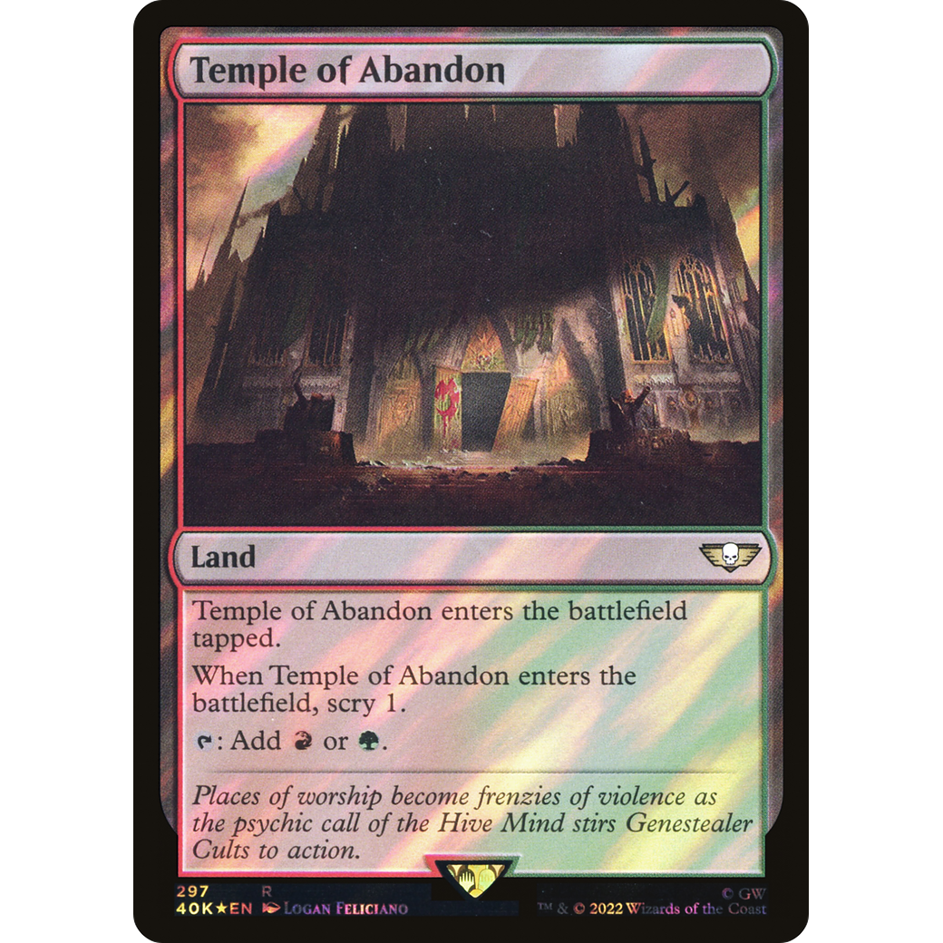 Temple of Abandon (40K-297) - Warhammer 40,000 Commander Foil