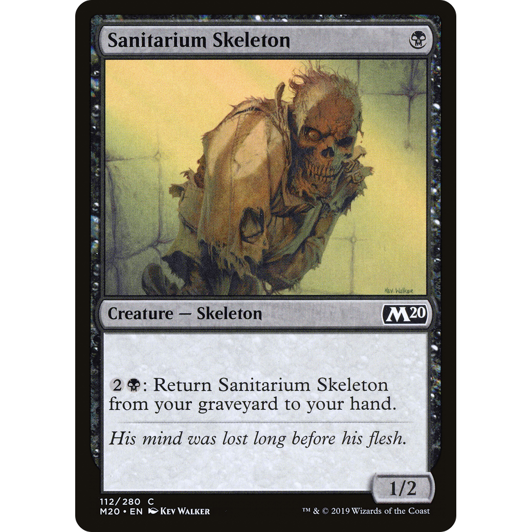 Sanitarium Skeleton (M20-112) - Core Set 2020 Foil