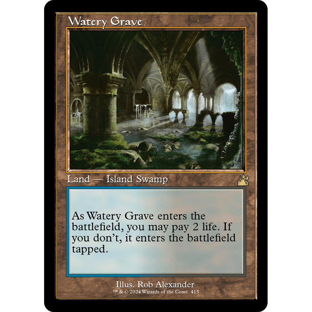 Watery Grave (RVR-415) - Ravnica Remastered