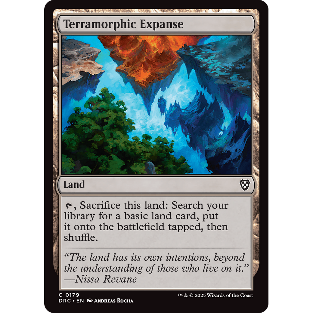 Terramorphic Expanse (DRC-179) - Commander: Aetherdrift Foil