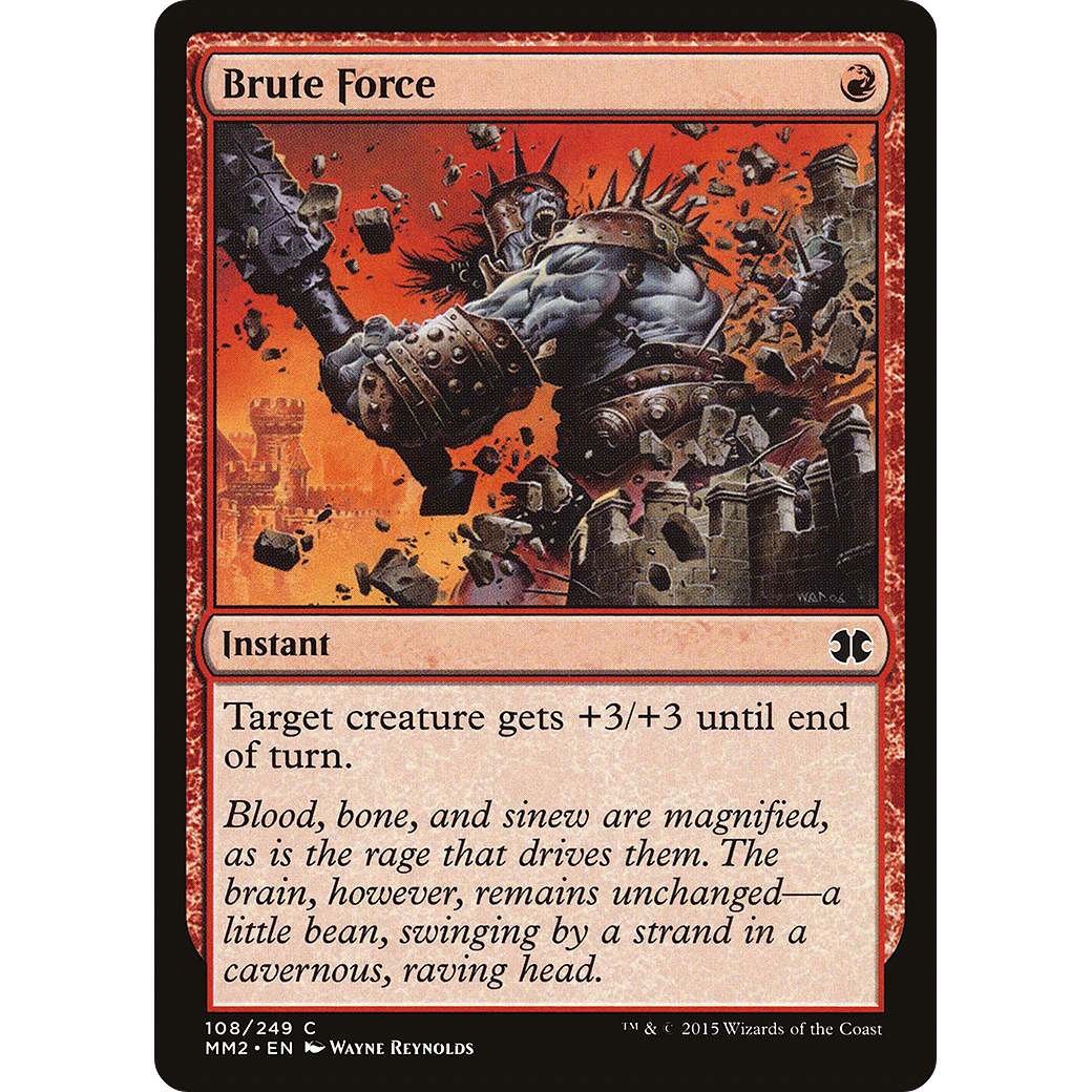 Brute Force (MM2-108) - Modern Masters 2015 Foil