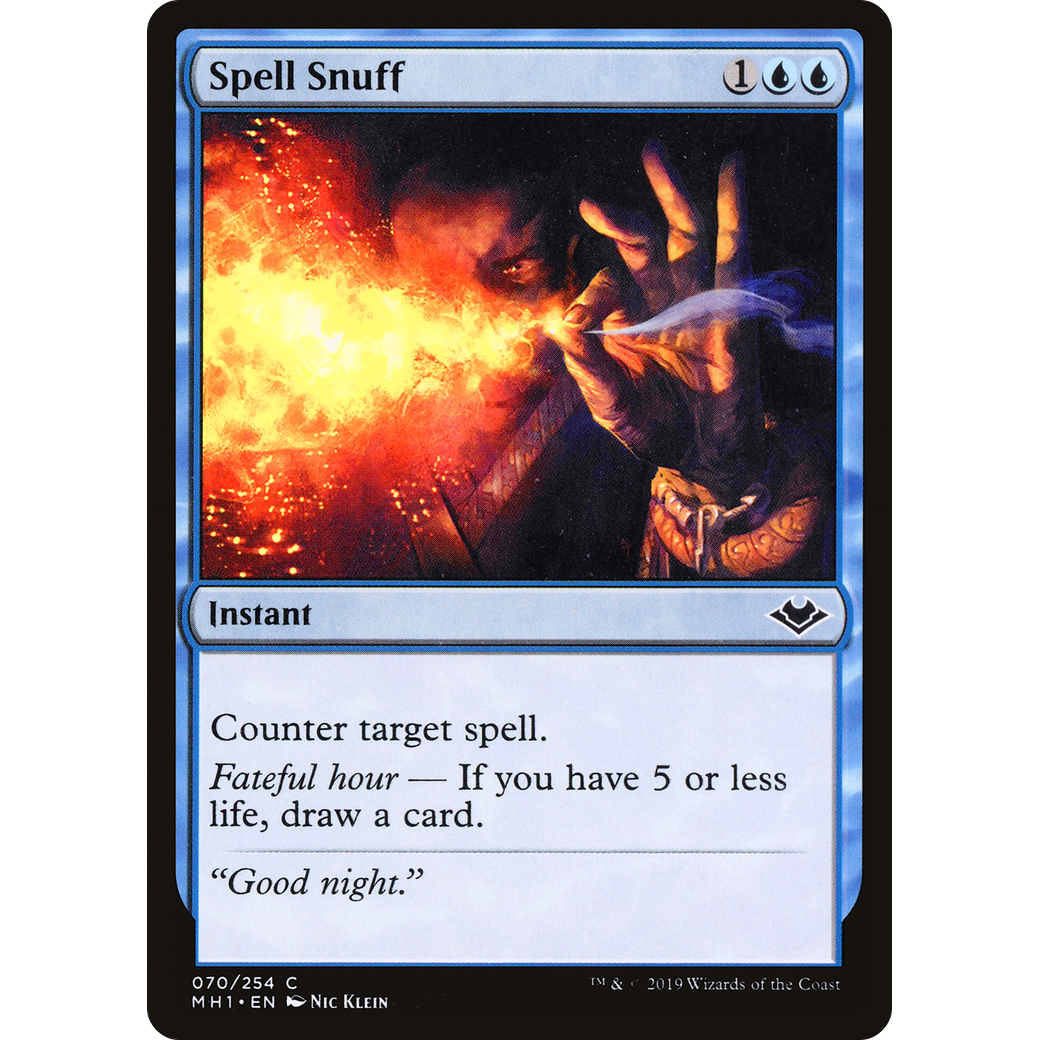 Spell Snuff (MH1-070) - Modern Horizons Foil