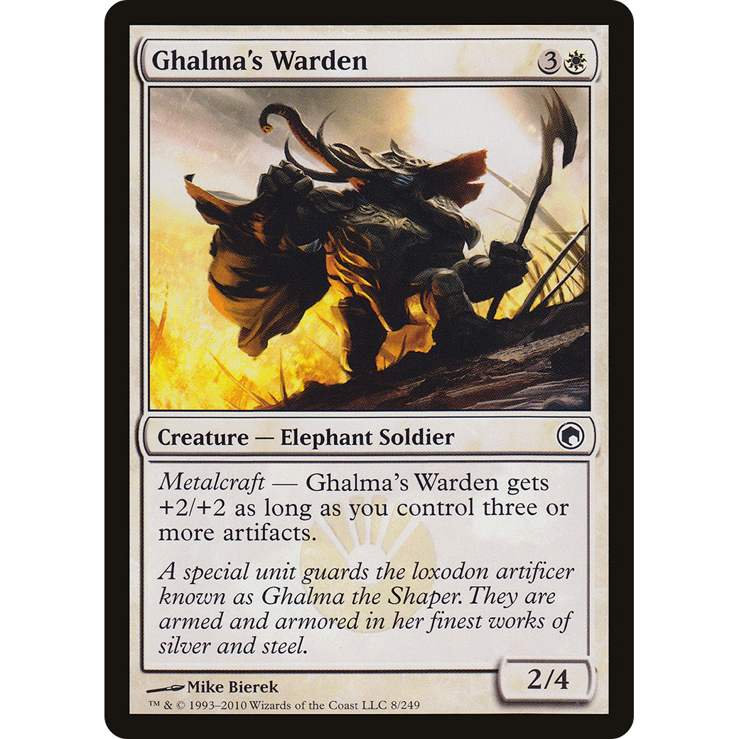 Ghalma's Warden (SOM-008) - Scars of Mirrodin
