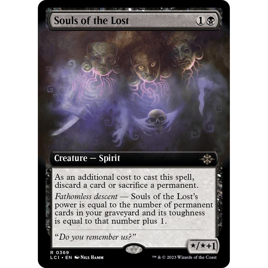 Souls of the Lost (LCI-369) - The Lost Caverns of Ixalan: (Extended Art)