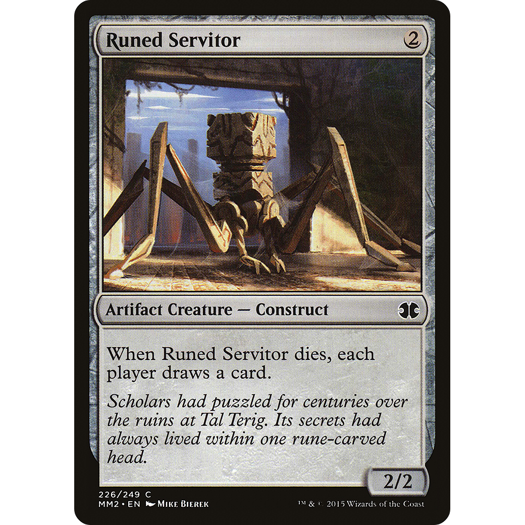 Runed Servitor (MM2-226) - Modern Masters 2015