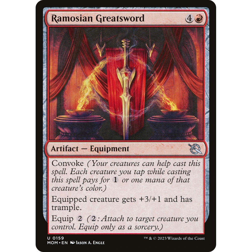 Ramosian Greatsword (MOM-159) - March of the Machine