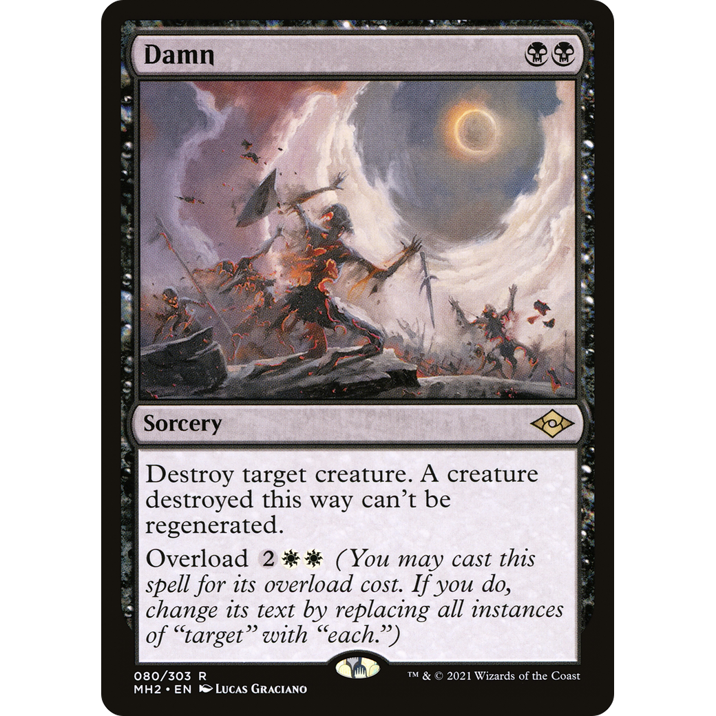 Damn (MH2-080) - Modern Horizons 2 Foil