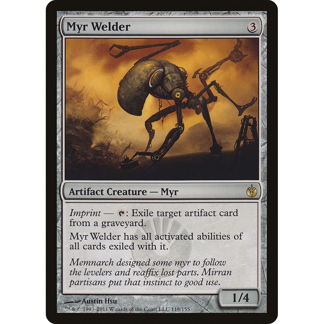 Myr Welder (MBS-118) - Mirrodin Besieged