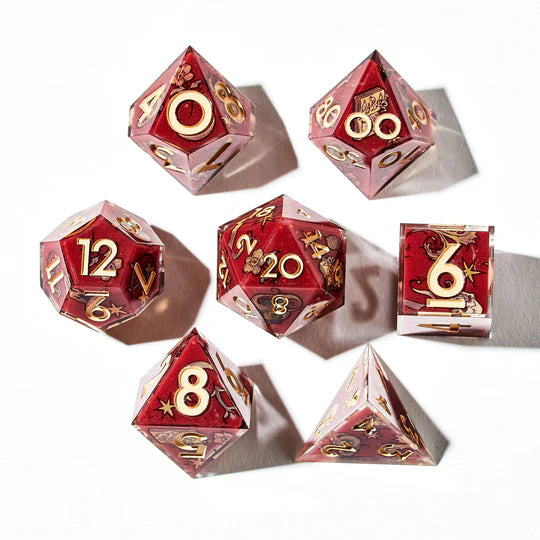 Eldritch Grimoire 7-Piece Iconic Dice Set (Pre-Order)