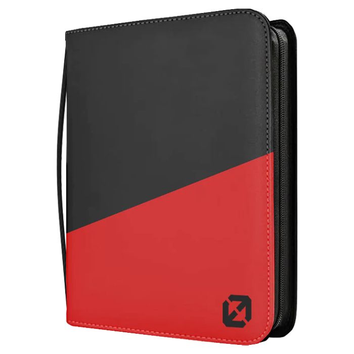 Black and Red Toploader Binder