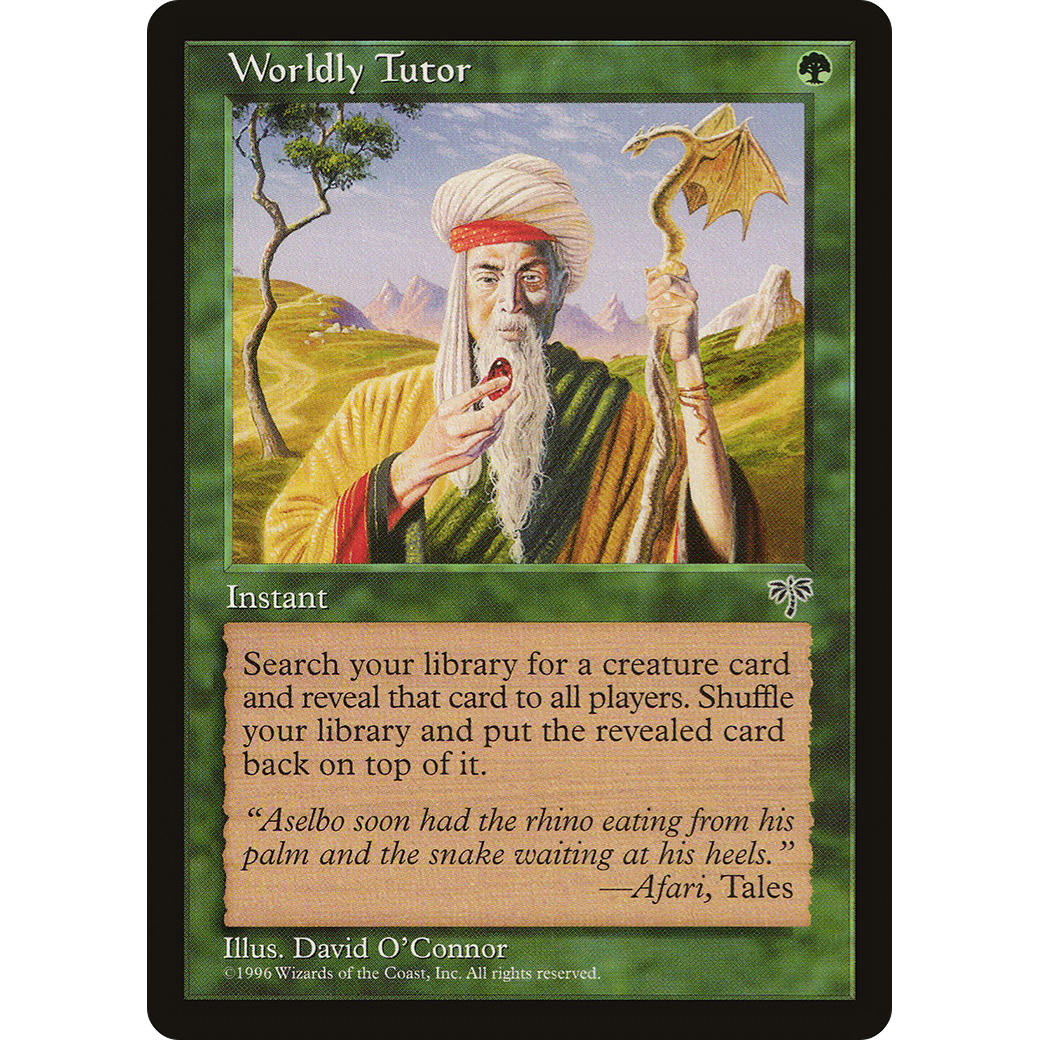 Worldly Tutor (MIR-) - Mirage