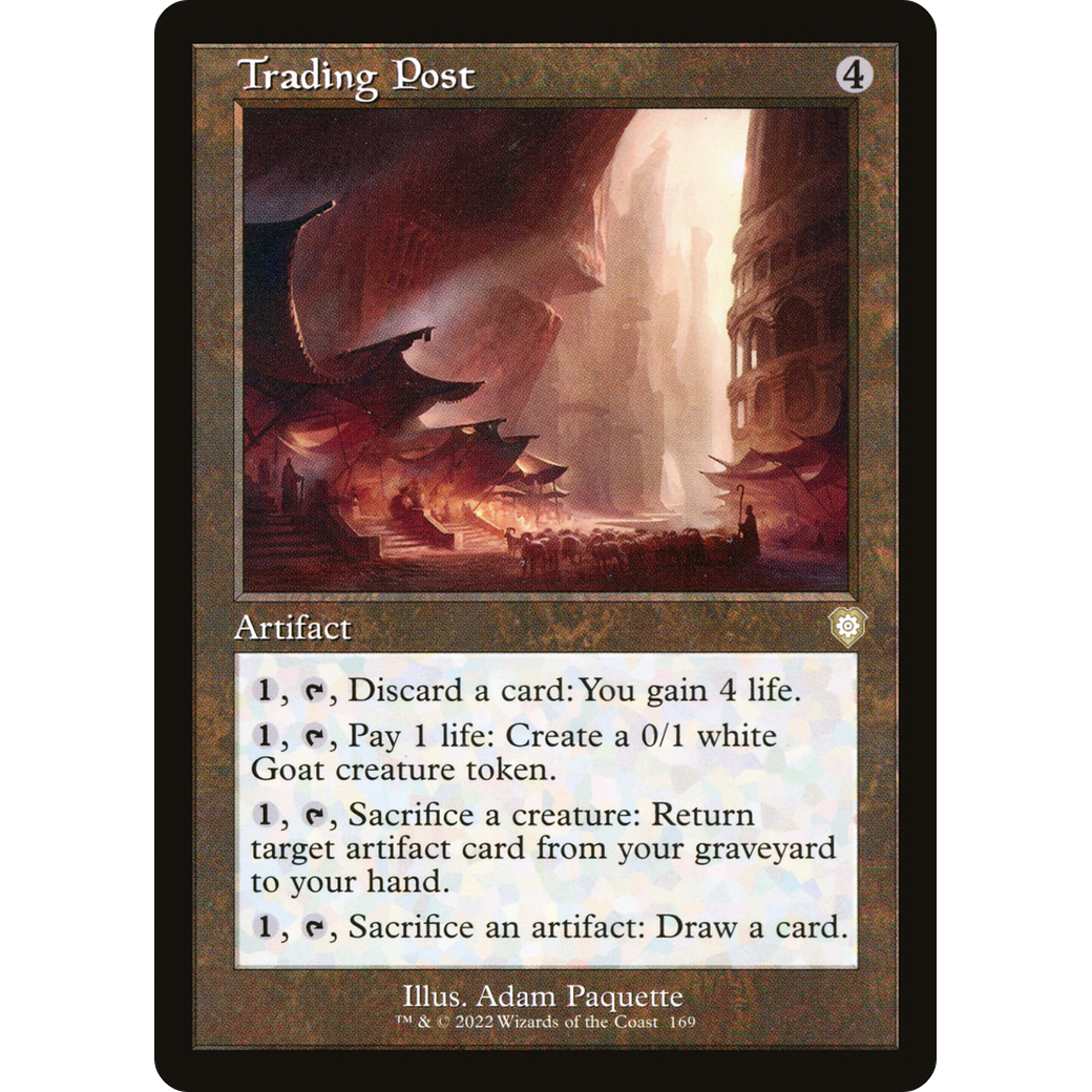 Trading Post (Retro Frame) (BRC-169) - The Brothers' War Commander