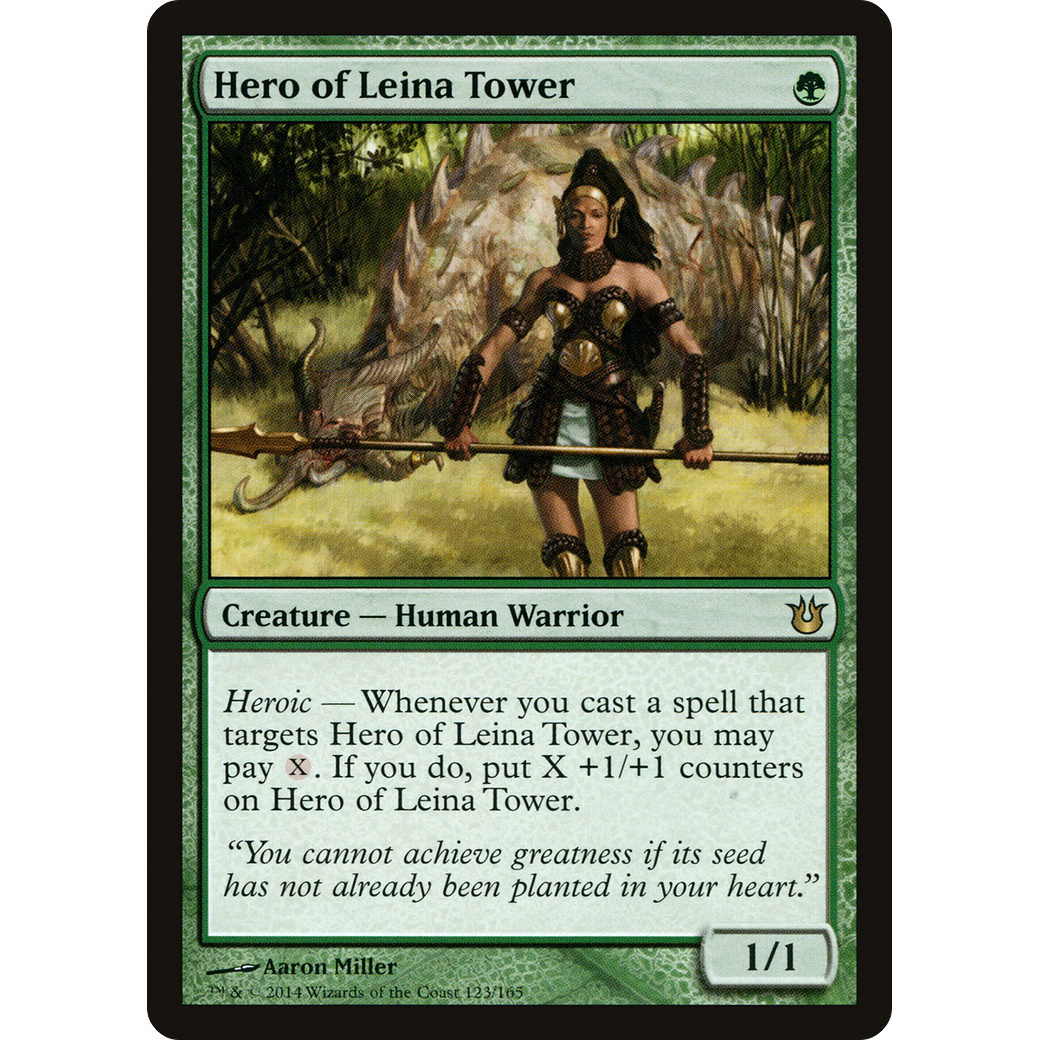 Hero of Leina Tower (BNG-123) - Born of the Gods Foil