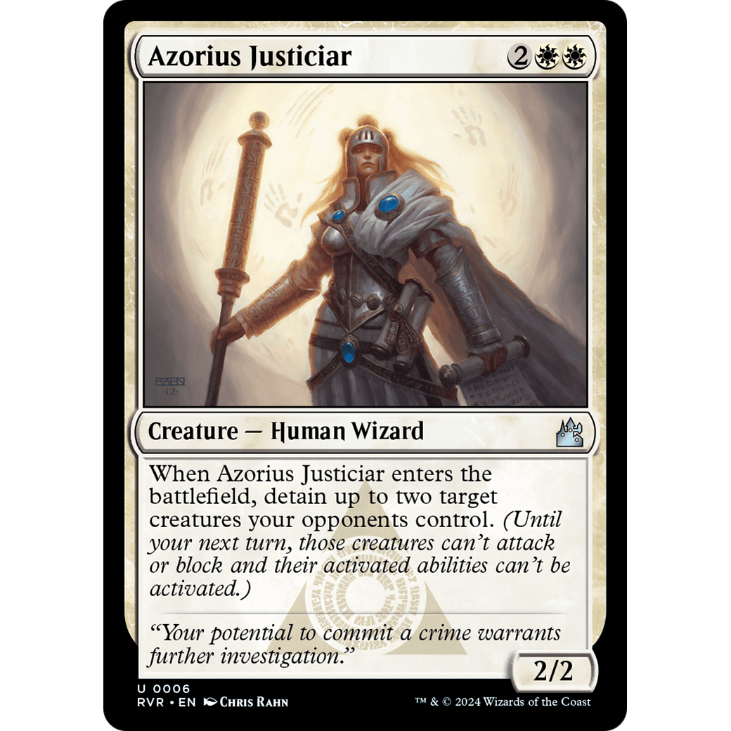 Azorius Justiciar (RVR-006) - Ravnica Remastered Foil