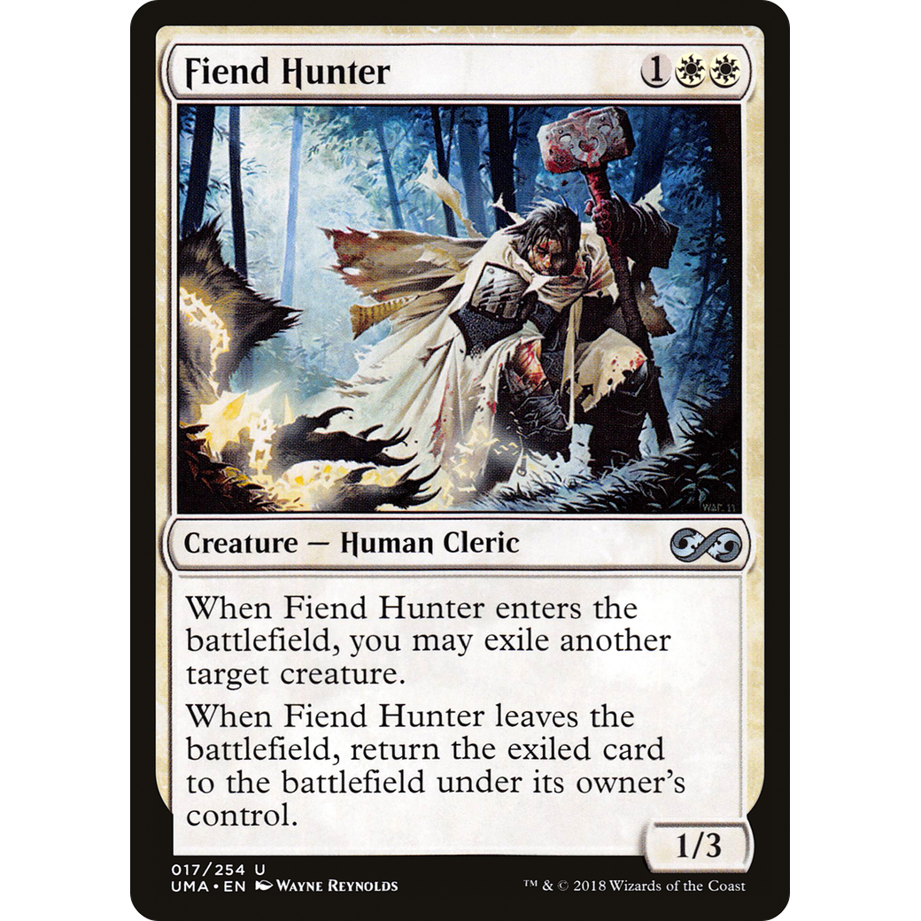 Fiend Hunter (UMA-017) - Ultimate Masters Foil