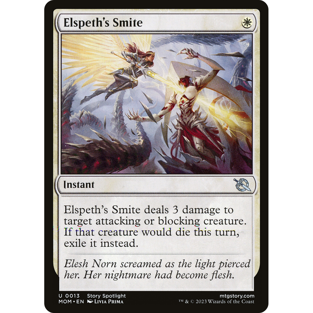 Elspeth's Smite (MOM-013) - March of the Machine Foil
