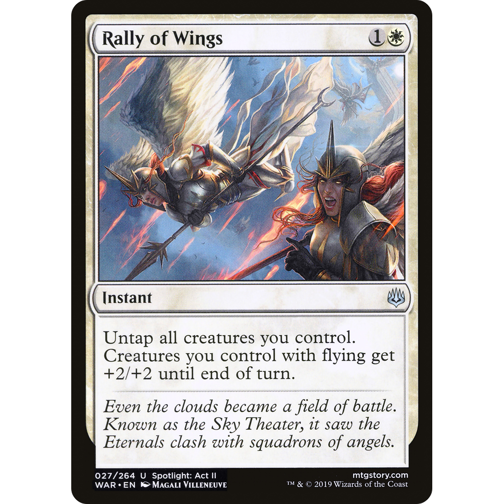 Rally of Wings (WAR-027) - War of the Spark Foil