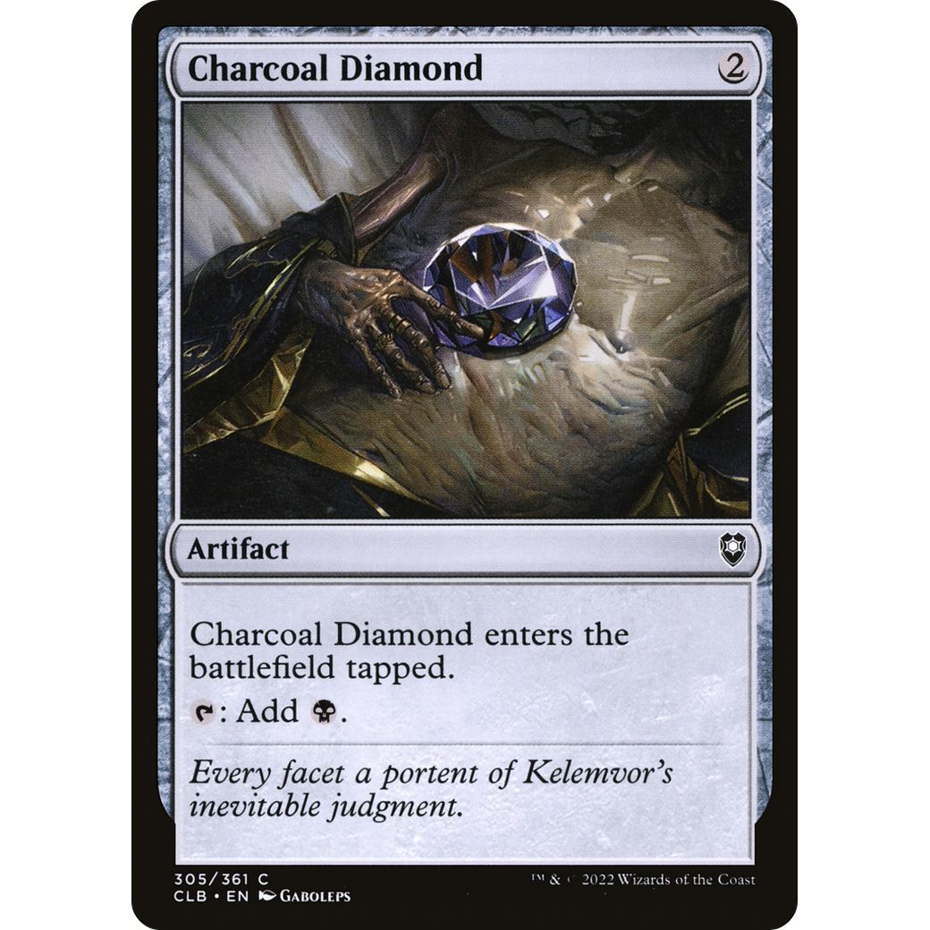 Charcoal Diamond (CLB-305) - Commander Legends: Battle for Baldur's Gate Foil