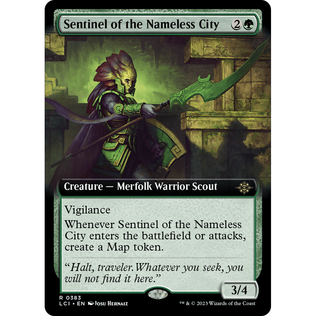Sentinel of the Nameless City (LCI-383) - The Lost Caverns of Ixalan: (Extended Art)