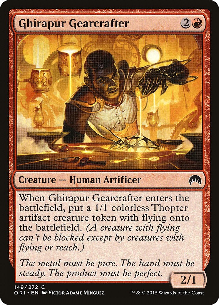 Ghirapur Gearcrafter (ORI-149) - Magic Origins Foil