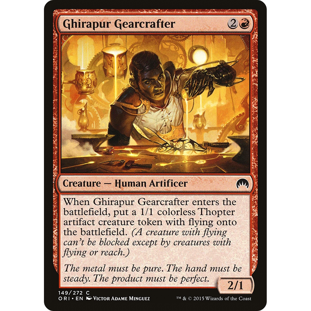 Ghirapur Gearcrafter (ORI-149) - Magic Origins