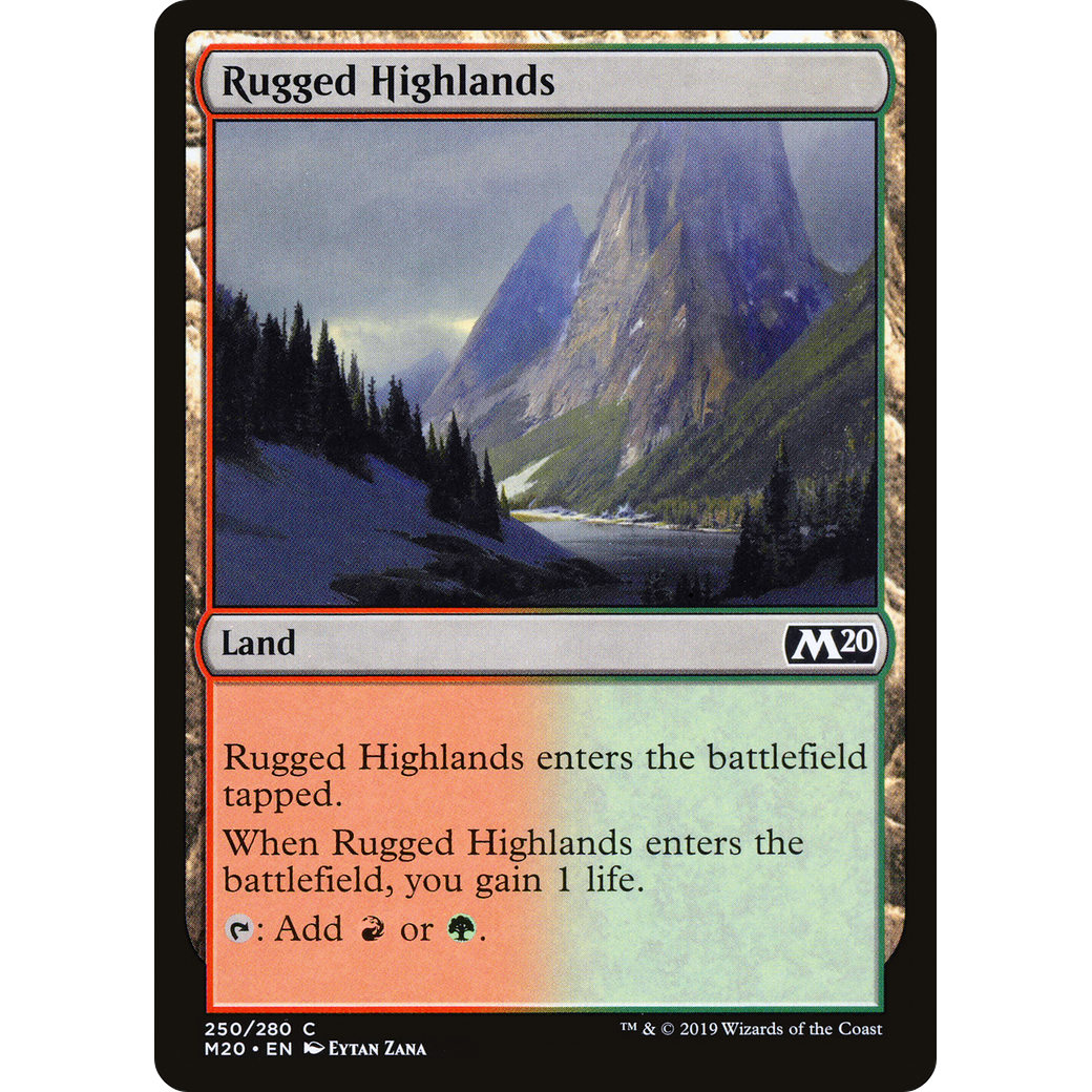 Rugged Highlands (M20-250) - Core Set 2020