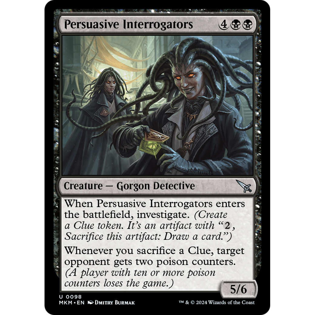 Persuasive Interrogators (MKM-098) - Murders at Karlov Manor Foil