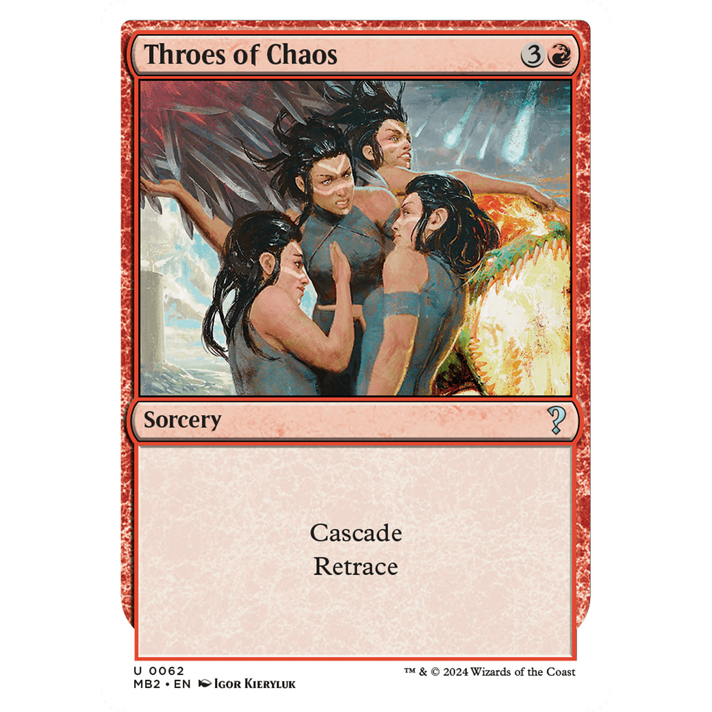 Throes of Chaos (White Border) (MB2-062) - Mystery Booster 2
