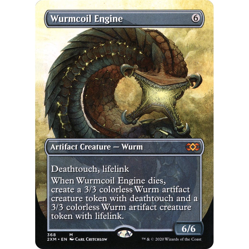 Wurmcoil Engine (Borderless) (2XM-368) - Double Masters (Borderless) Foil