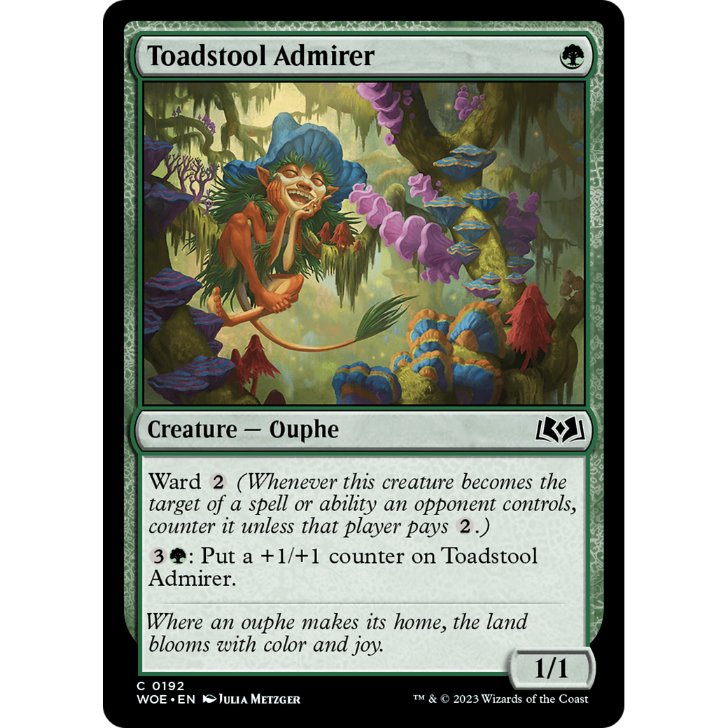 Toadstool Admirer (WOE-192) - Wilds of Eldraine
