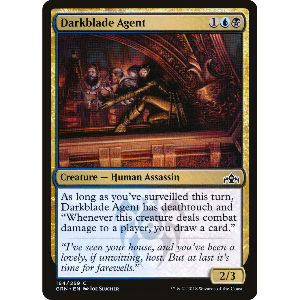 Darkblade Agent (GRN-164) - Guilds of Ravnica Foil