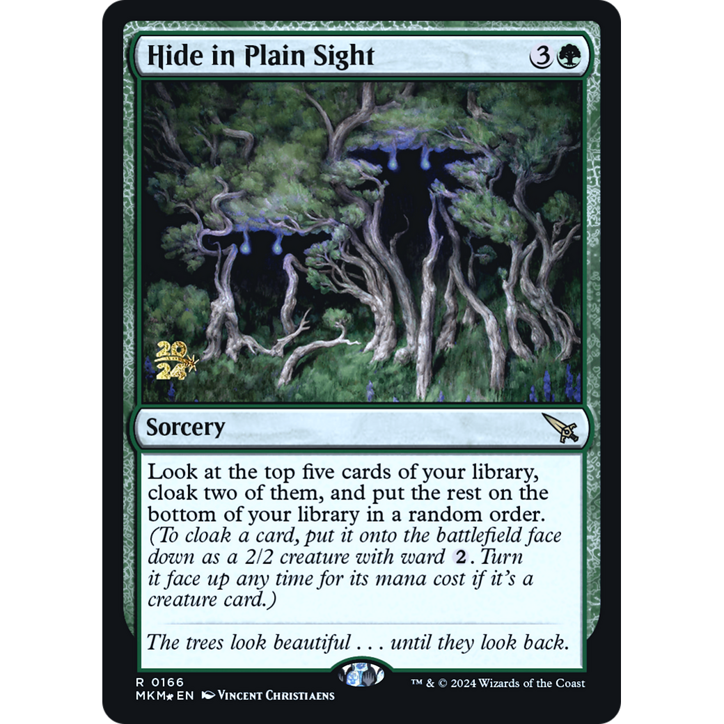 Hide in Plain Sight (PRE-166S) - Murders at Karlov Manor Promos Foil