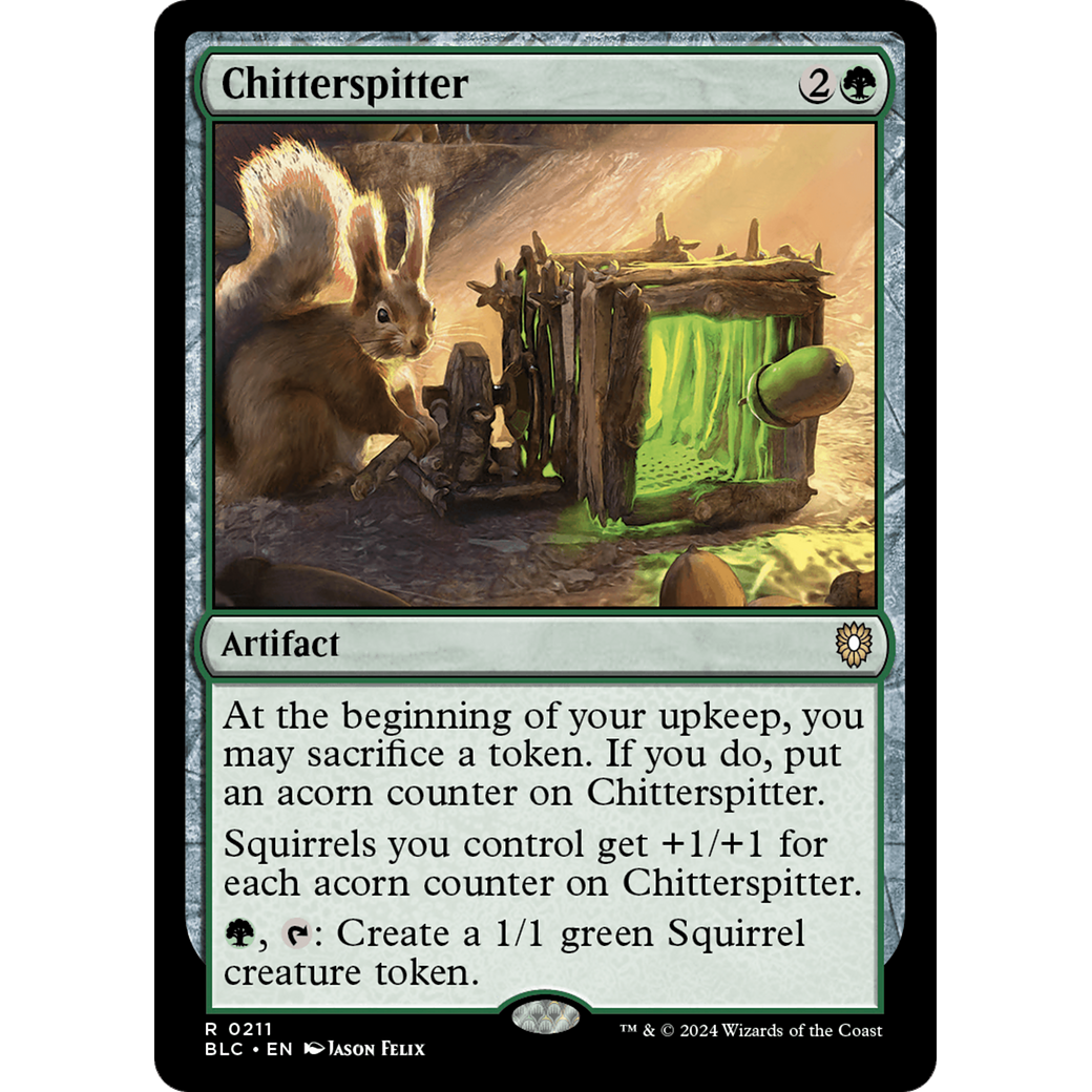 Chitterspitter (BLC-211) - Bloomburrow Commander