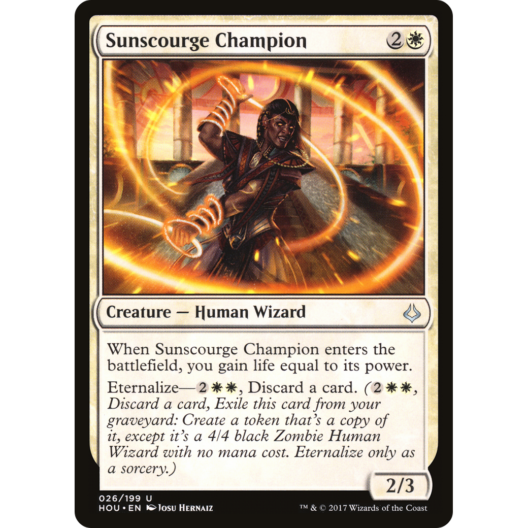 Sunscourge Champion (HOU-026) - Hour of Devastation Foil